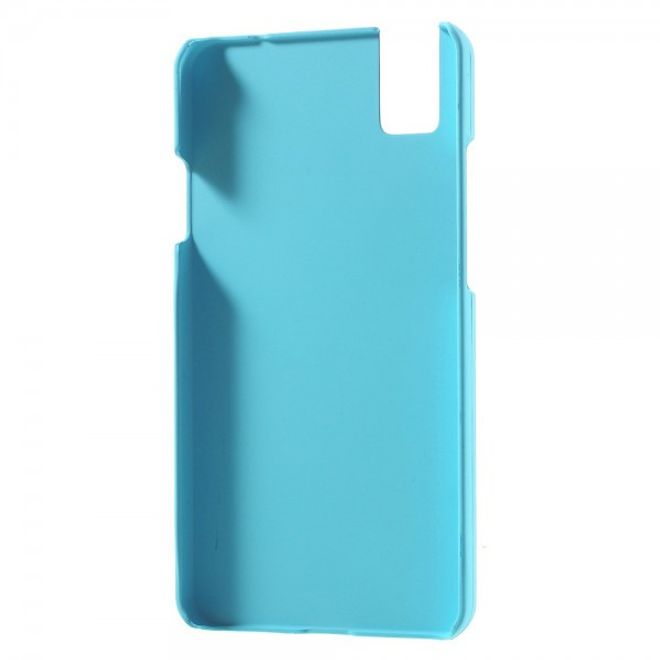 Huawei Honor 7i Gummierte Hart Plastik Hülle - hellblau