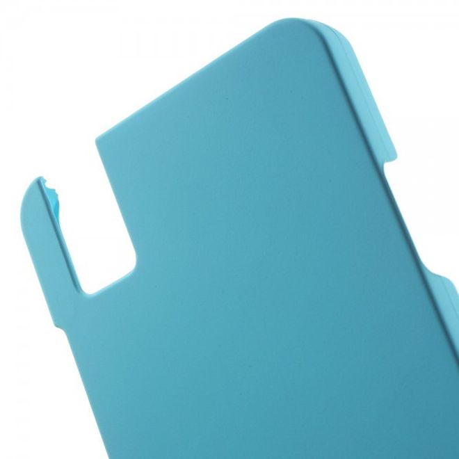 Huawei Honor 7i Gummierte Hart Plastik Hülle - hellblau