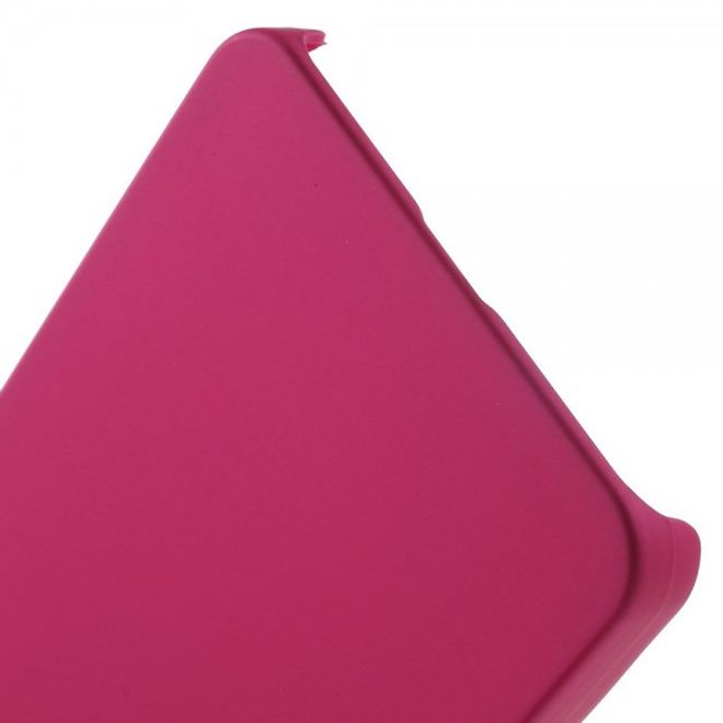 Huawei Honor 7i Gummierte Hart Plastik Hülle - rosa