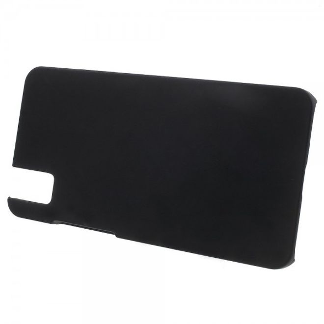 Huawei Honor 7i Gummierte Hart Plastik Hülle - schwarz