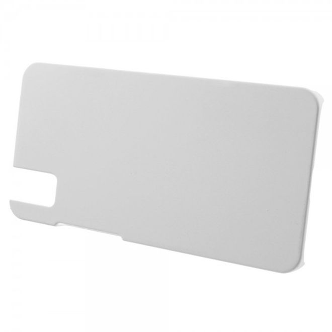 Huawei Honor 7i Gummierte Hart Plastik Hülle - weiss