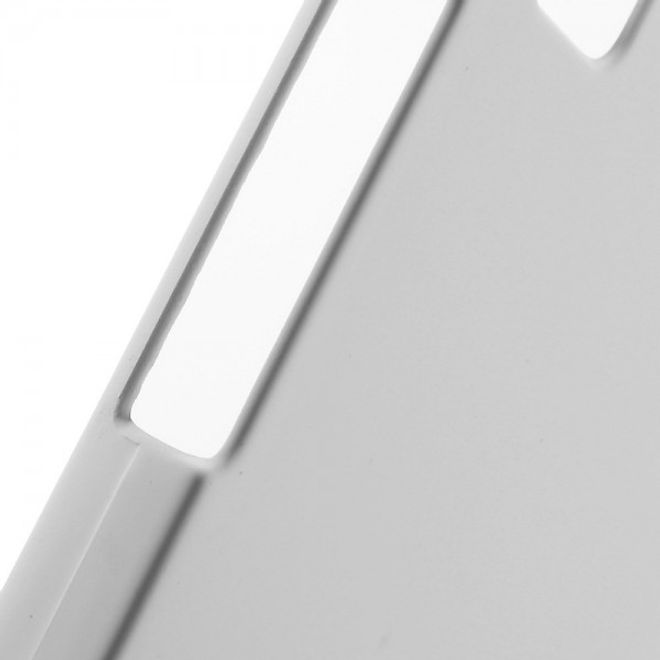 Huawei Honor 7i Gummierte Hart Plastik Hülle - weiss