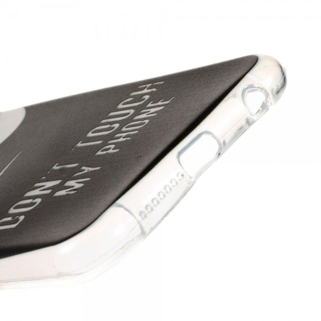 Huawei Honor 8 Elastische Plastik Case Gummihüll mit fiesem Gesicht und Spruch