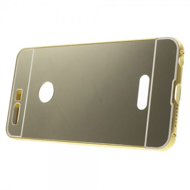 Huawei Honor 8 Handyhülle - Case aus Plastik - aufschiebbar - gold