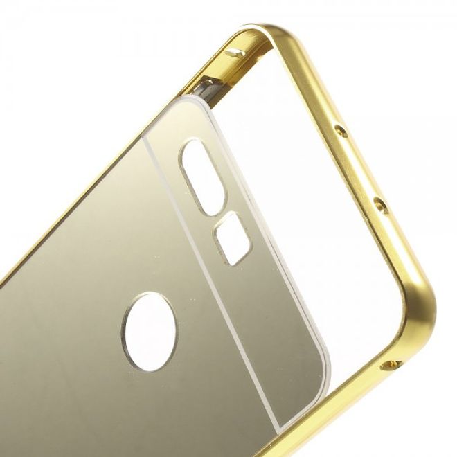 Huawei Honor 8 Handyhülle - Case aus Plastik - aufschiebbar - gold