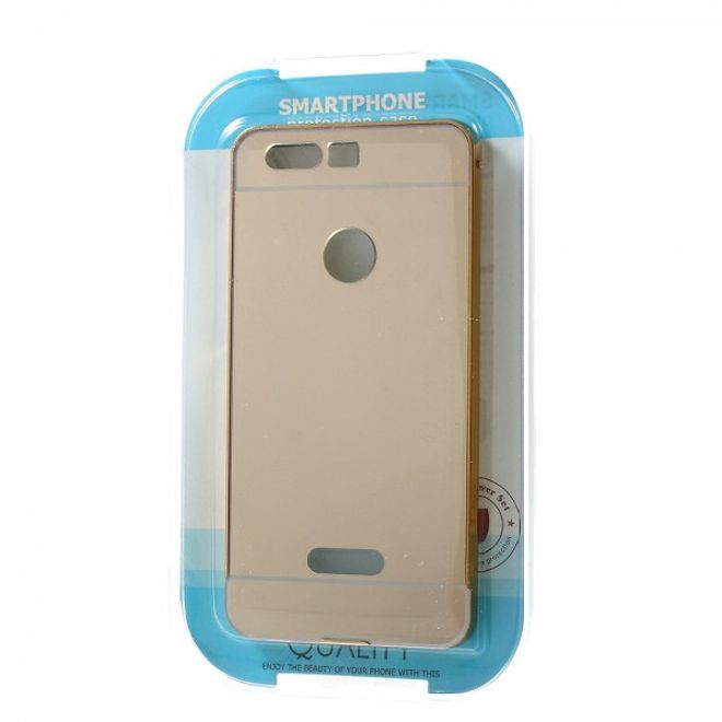 Huawei Honor 8 Handyhülle - Case aus Plastik - aufschiebbar - gold