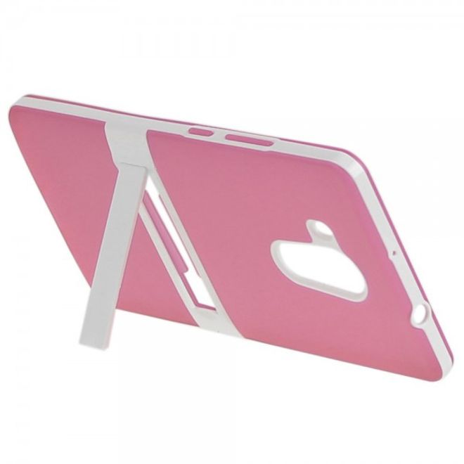 Huawei Mate 8 Elastische Plastik Cover Case Hülle mit Kickstand von Hat Prince - pink