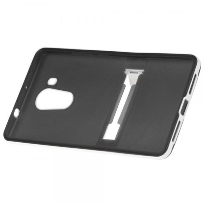 Huawei Mate 8 Elastische Plastik Cover Case Hülle mit Kickstand von Hat Prince - schwarz