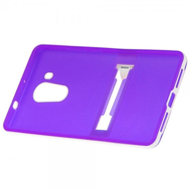 Huawei Mate 8 Elastische Plastik Cover Case Hülle mit Kickstand von Hat Prince - purpur