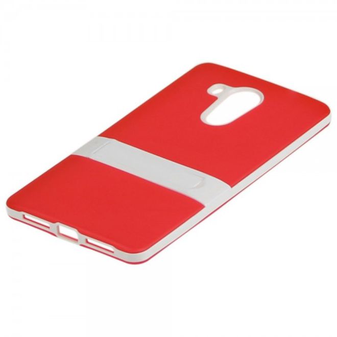 Huawei Mate 8 Elastische Plastik Cover Case Hülle mit Kickstand von Hat Prince - rot