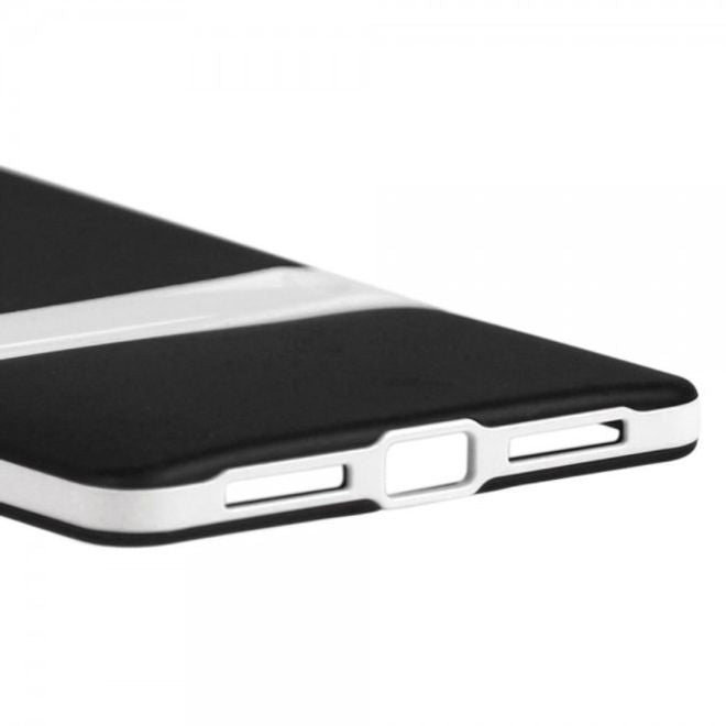 Huawei Mate 8 Elastische Plastik Cover Case Hülle mit Kickstand von Hat Prince - schwarz