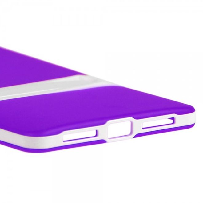 Huawei Mate 8 Elastische Plastik Cover Case Hülle mit Kickstand von Hat Prince - purpur