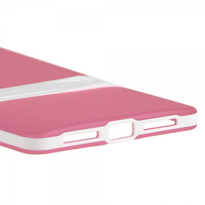 Huawei Mate 8 Elastische Plastik Cover Case Hülle mit Kickstand von Hat Prince - pink