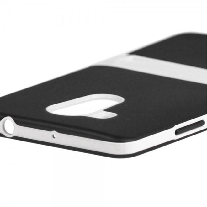 Huawei Mate 8 Elastische Plastik Cover Case Hülle mit Kickstand von Hat Prince - schwarz