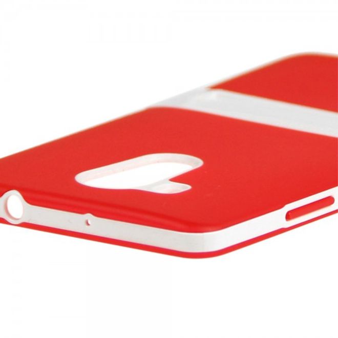 Huawei Mate 8 Elastische Plastik Cover Case Hülle mit Kickstand von Hat Prince - rot