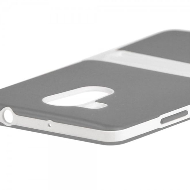 Huawei Mate 8 Elastische Plastik Cover Case Hülle mit Kickstand von Hat Prince - grau