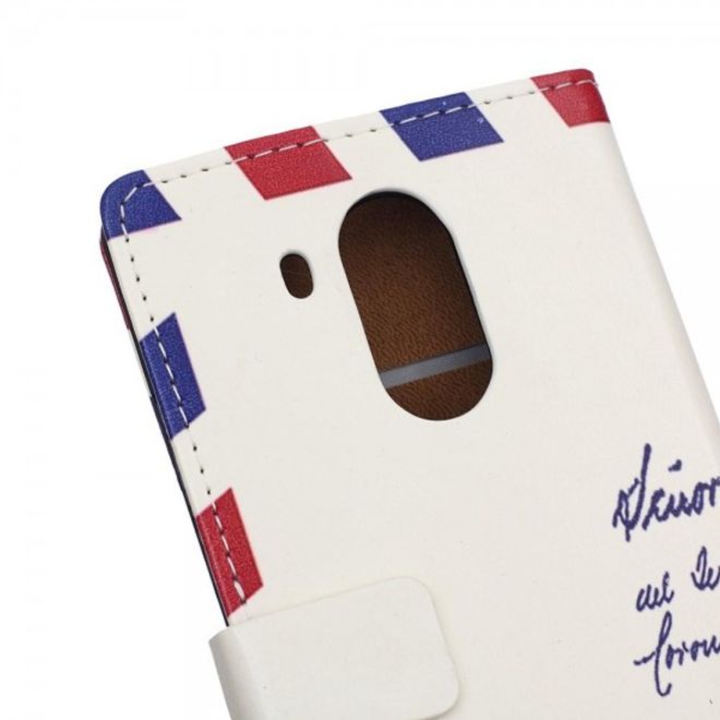 Huawei Mate 8 Leder Case Handy Hülle mit Postkarte