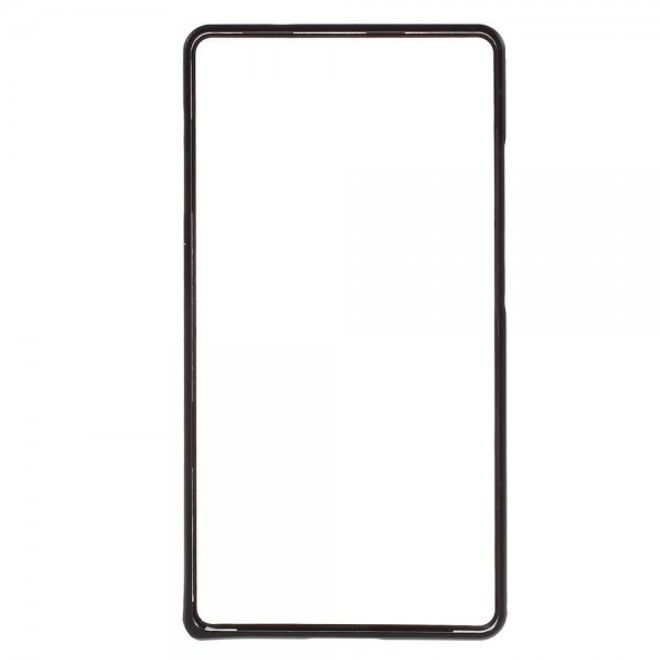 Huawei Mate 8 Metall Bumper Case mit kleinem Buckel - schwarz
