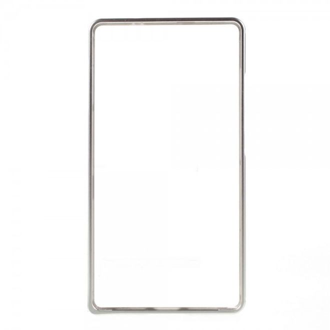 Huawei Mate 8 Metall Bumper Case mit kleinem Buckel - silber