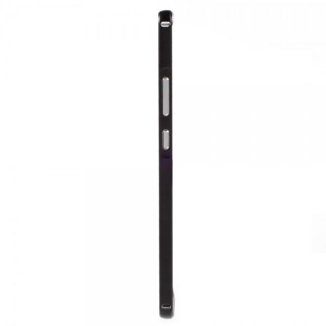 Huawei Mate 8 Metall Bumper Case mit kleinem Buckel - schwarz