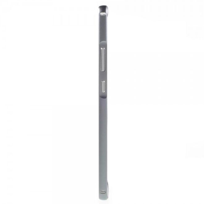 Huawei Mate 8 Metall Bumper Case mit kleinem Buckel - grau
