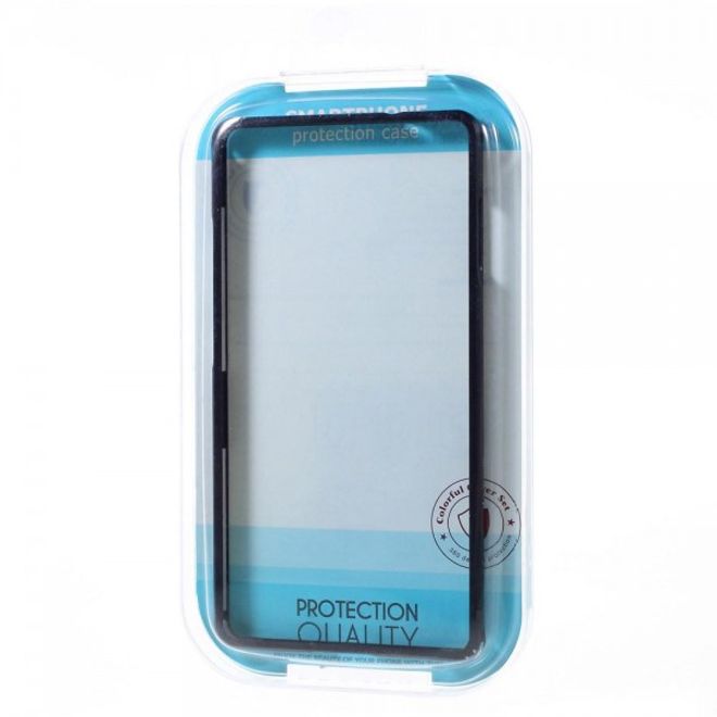 Huawei Mate 8 Metall Bumper Case mit kleinem Buckel - schwarz