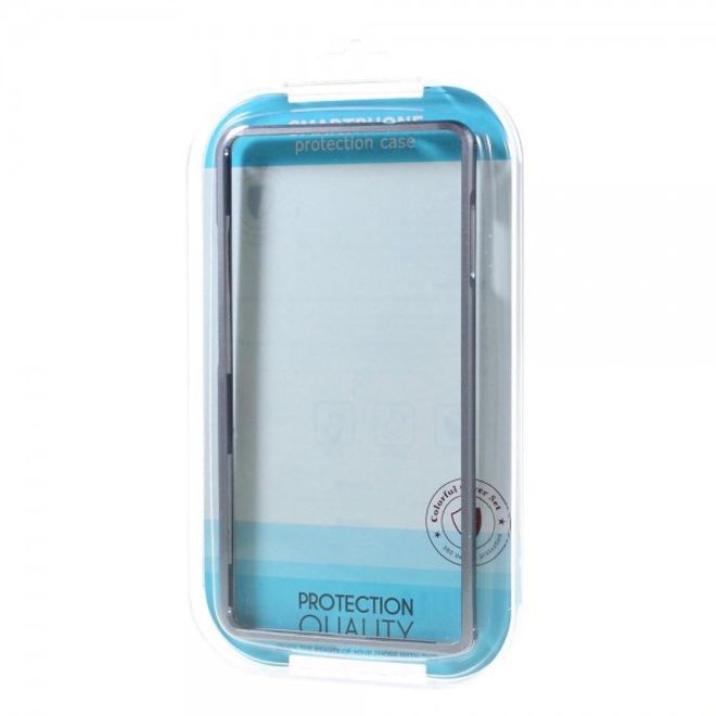 Huawei Mate 8 Metall Bumper Case mit kleinem Buckel - grau