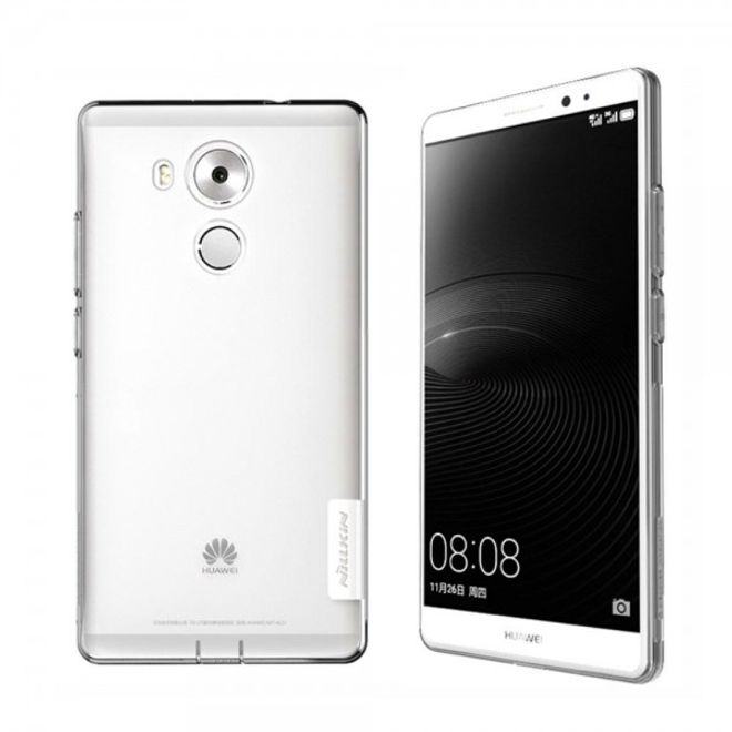 Huawei Mate 8 Ultradünne, elastische Plastik Case Hülle von Nillkin - braun