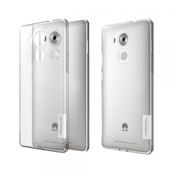 Huawei Mate 8 Ultradünne, elastische Plastik Case Hülle von Nillkin - grau