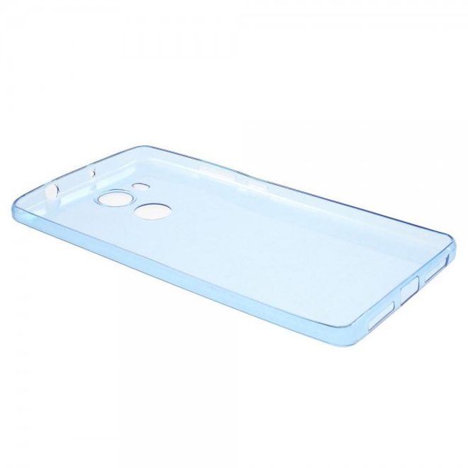 Huawei Mate 8 Ultradünne, elastische Plastik Handy Hülle - dunkelblau