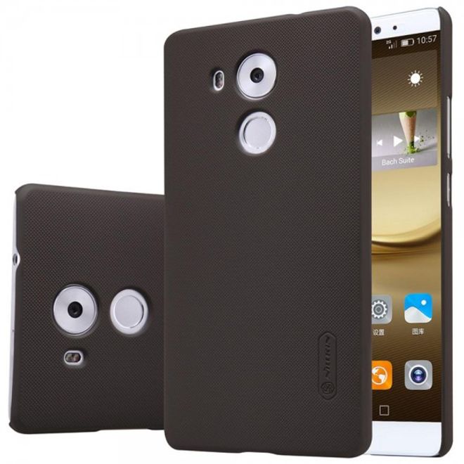 Nillkin - Huawei Mate 8 Hülle - Plastik Case - Super Frosted Shield Series - braun