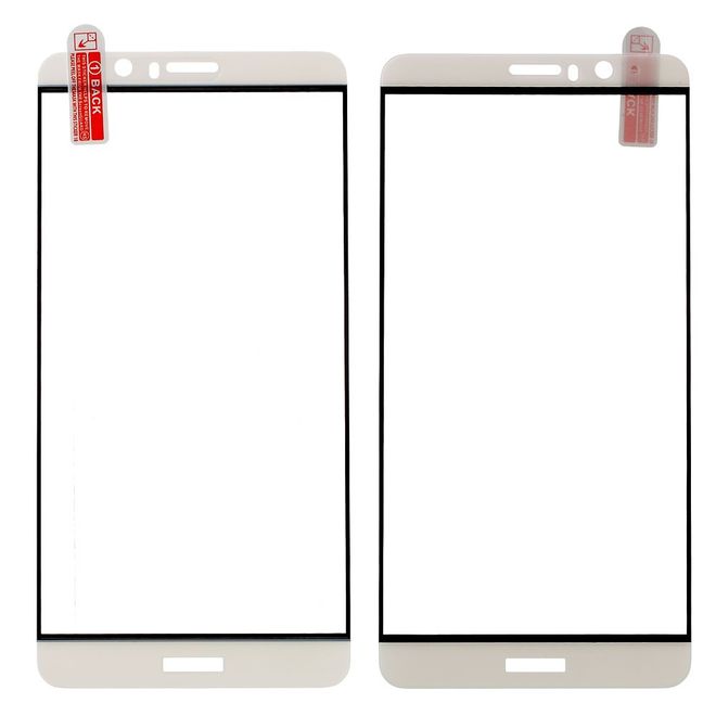 Huawei Mate 9 Schutzglas - reicht über die gesamte Vorderseite - weiss