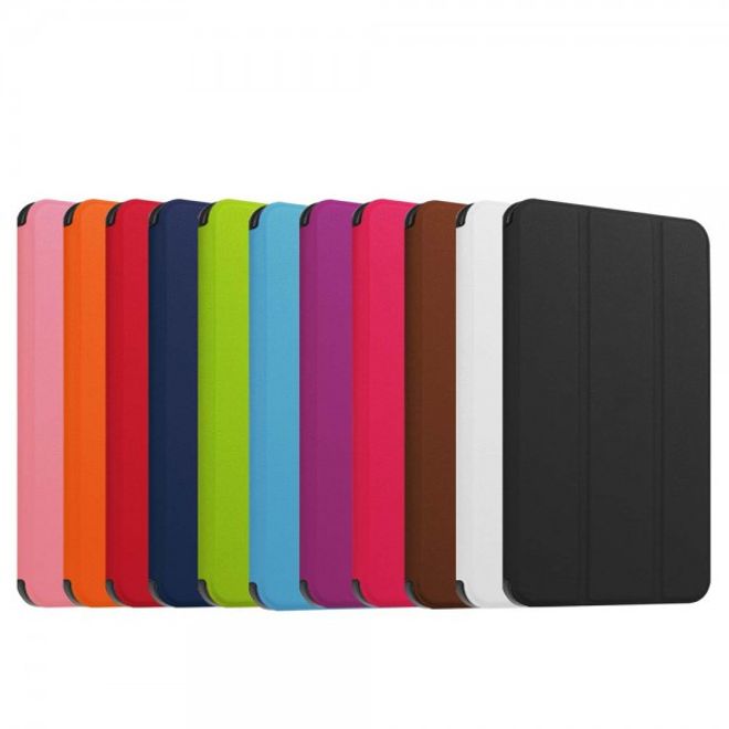 Huawei MediaPad T1 7.0 Leder Case Hülle mit Dreifach Standfunktion - rot