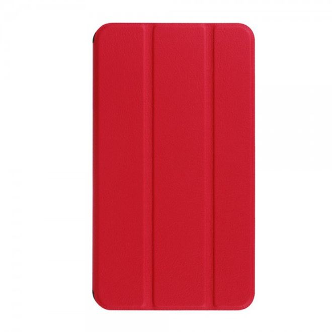 Huawei MediaPad T1 7.0 Leder Case Hülle mit Dreifach Standfunktion - rot