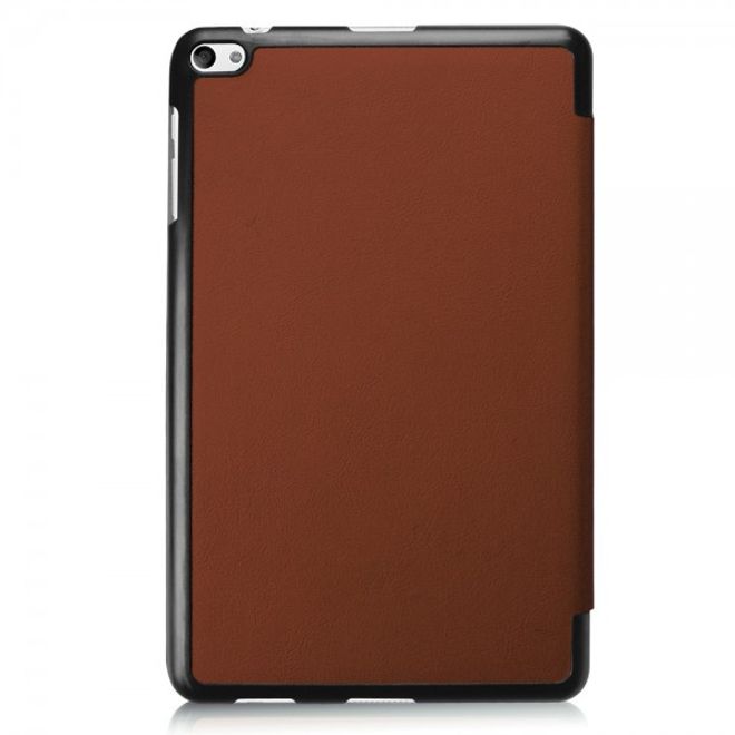 Huawei MediaPad T2 10.0 Pro Dreifach faltbare Leder Smart Case Hülle mit Standfunktion - braun