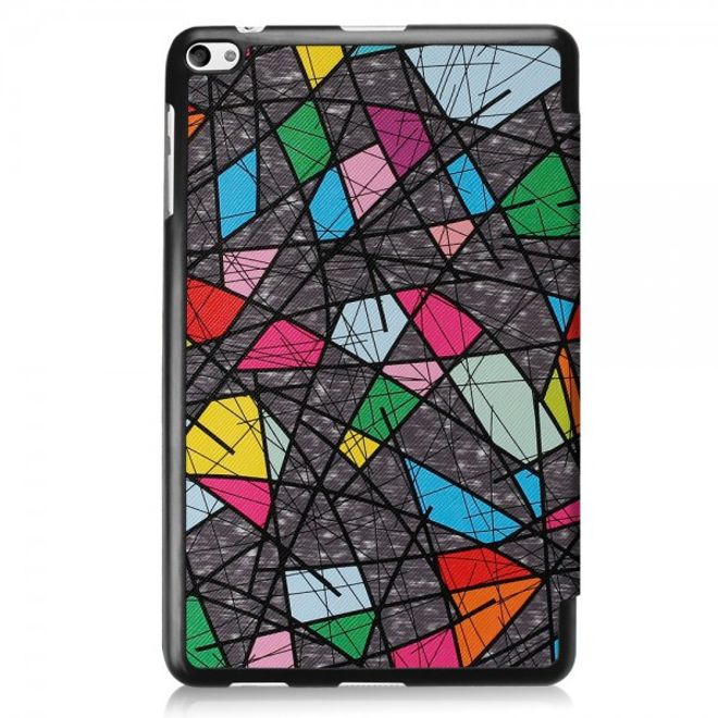 Huawei MediaPad T2 10.0 Pro Dreifach faltbare Leder Flip Case Hülle - Geometrisches Muster