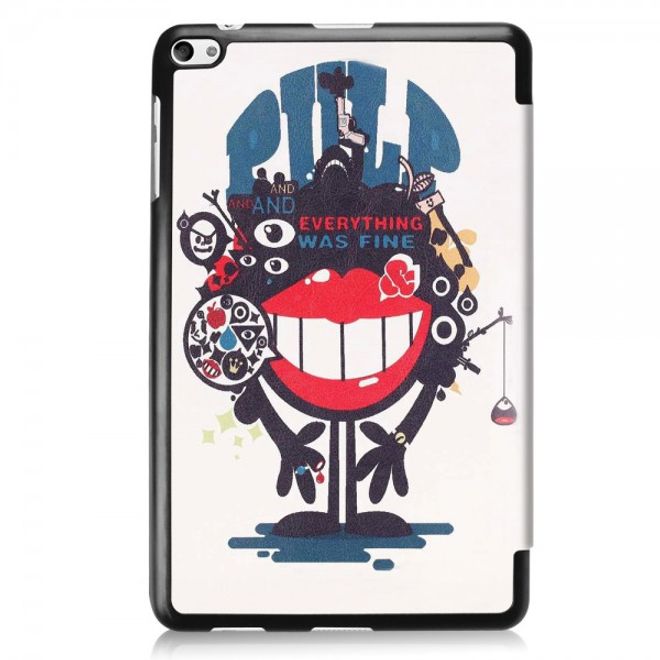 Huawei MediaPad T2 10.0 Pro Dreifach faltbare Leder Flip Case Hülle mit gruseligem Monster