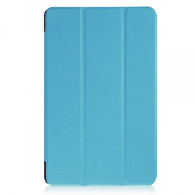 Huawei MediaPad T2 10.0 Pro Dreifach faltbare Leder Smart Case Hülle mit Standfunktion - hellblau
