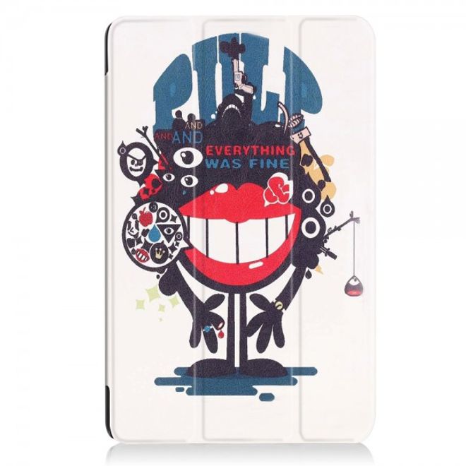 Huawei MediaPad T2 10.0 Pro Dreifach faltbare Leder Flip Case Hülle mit gruseligem Monster