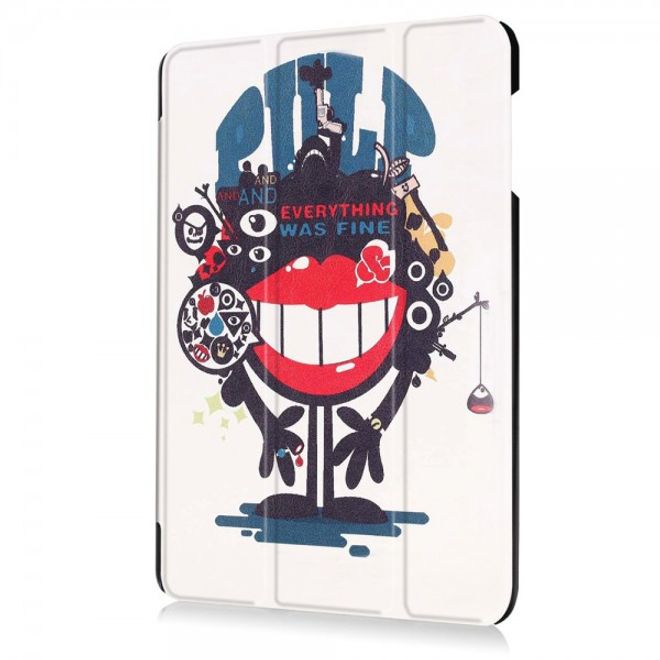 Huawei MediaPad T2 10.0 Pro Dreifach faltbare Leder Flip Case Hülle mit gruseligem Monster