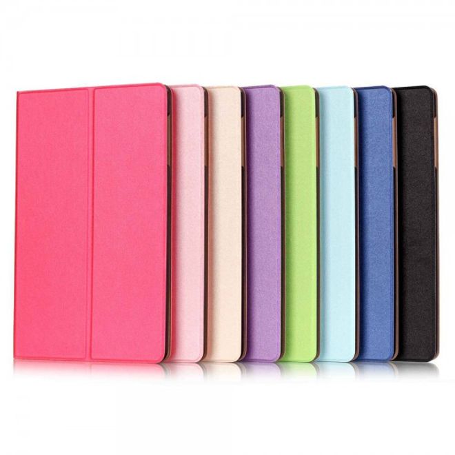 Huawei MediaPad T2 10.0 Pro Leder Cover Hülle mit sandartiger Oberfläche und Standfunktion - dunkelblau