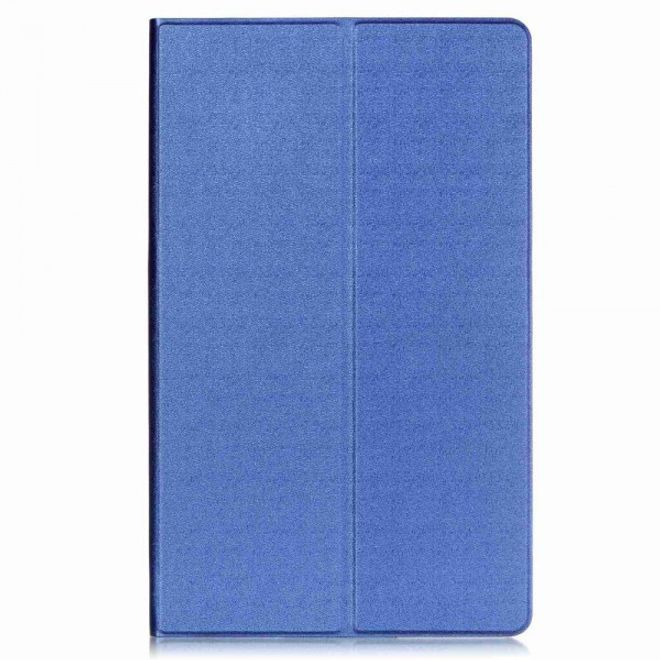 Huawei MediaPad T2 10.0 Pro Leder Cover Hülle mit sandartiger Oberfläche und Standfunktion - dunkelblau