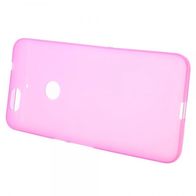 Huawei Nexus 6P Elastisches, mattes Plastik Case Handycover - rosa