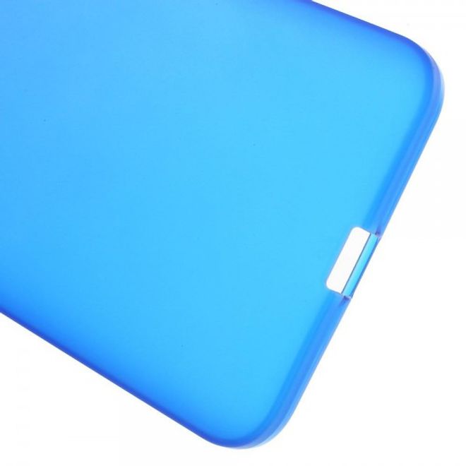 Huawei Nexus 6P Elastisches, mattes Plastik Case Handycover - blau