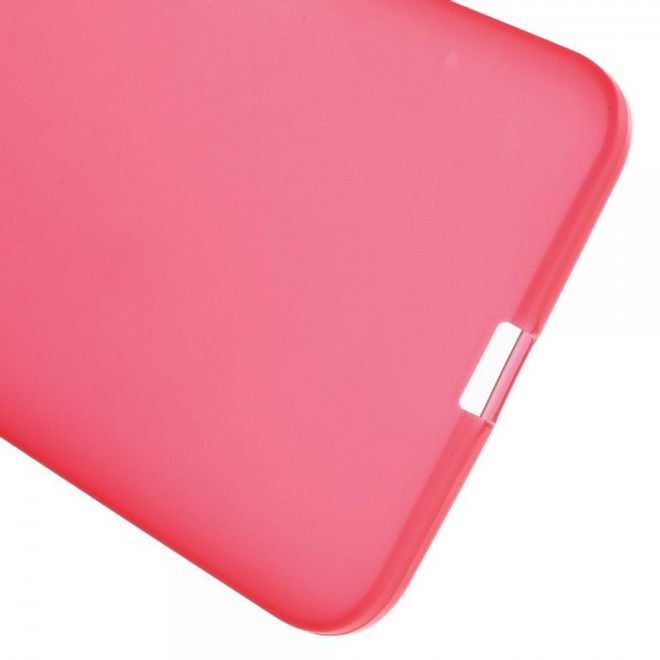 Huawei Nexus 6P Elastisches, mattes Plastik Case Handycover - rot