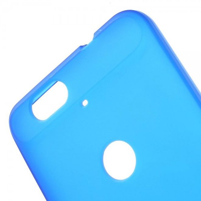 Huawei Nexus 6P Elastisches, mattes Plastik Case Handycover - blau