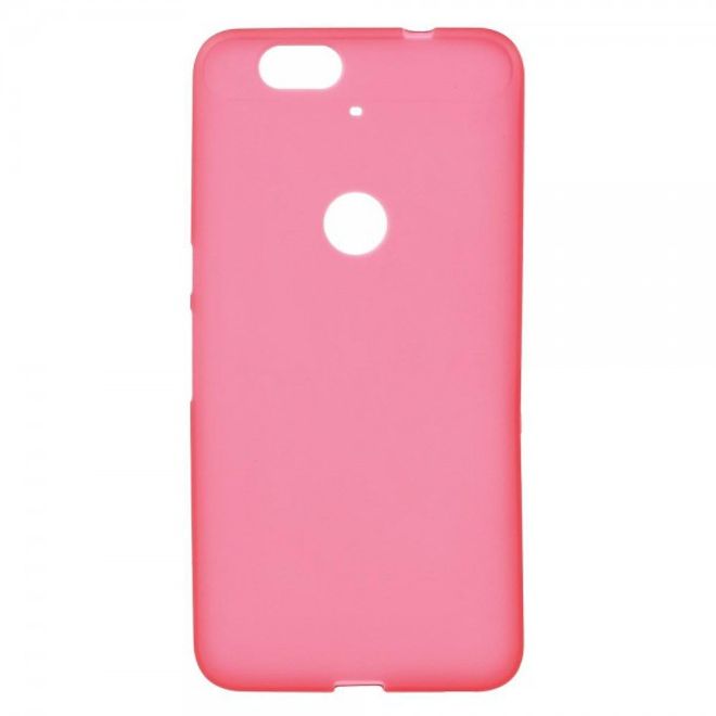Huawei Nexus 6P Elastisches, mattes Plastik Case Handycover - rot