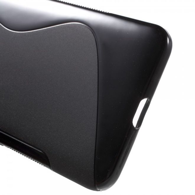 Huawei Nexus 6P Elastisches Plastik Case S-Shape - schwarz