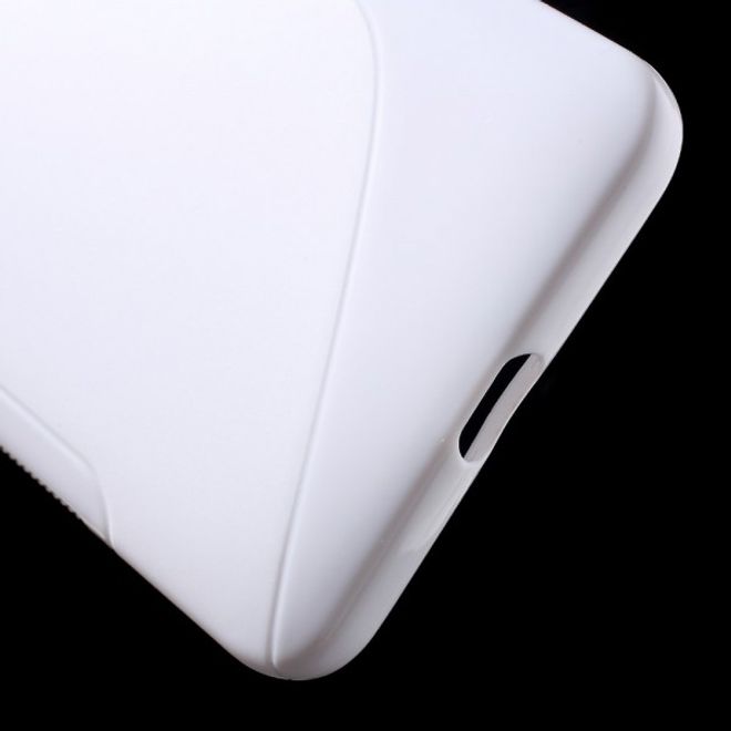Huawei Nexus 6P Elastisches Plastik Case S-Shape - weiss
