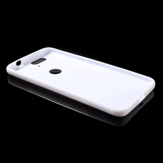 Huawei Nexus 6P Elastisches Plastik Case S-Shape - weiss
